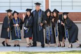 These happy students were were just some of the 300 students who participated in the West Hills College Commencement on May 25.